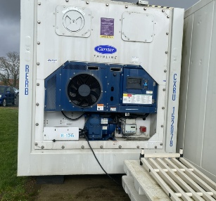 Showing cleaned Container Number 3 after work