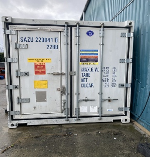 Showing cleaned Container Number 4 after work