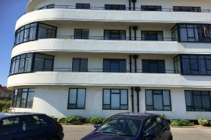 Building number 2 with renovation completed and externally cleaned