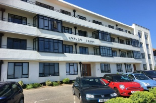 Building with renovation completed and externally cleaned